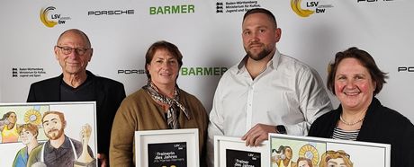 Iris Manke-Reimers und Artur Hoppe Trainer:in des Jahres 