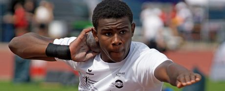 Clesio De Carvalho (LG Steinlach-Zollern) entscheid das Kugelstoßen und den Diskuswurf für sich