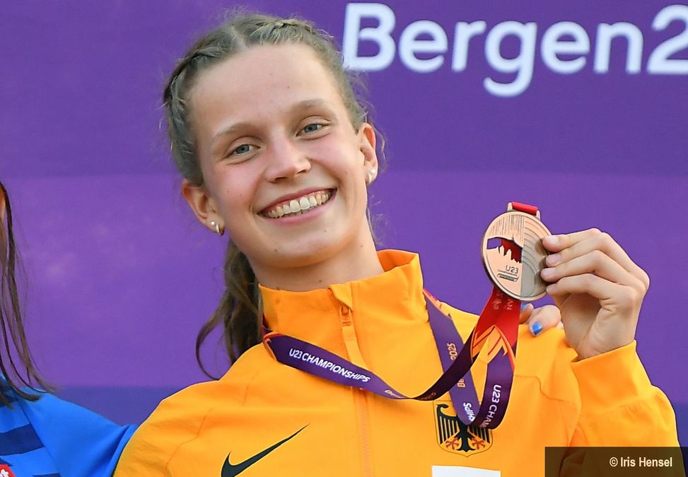 Adia Budde (LAV Stadtwerke Tübingen) gewinnt Bronze