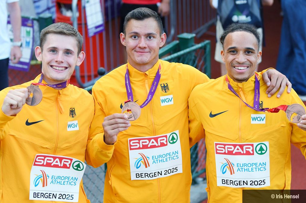 Maximilian Köhler (LG Region Karlsruhe), Jan Busam (LG Offenburg) & Malik Skupin-Alfa (LG Offenburg) v.l.n.r.