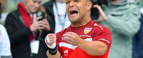 Niko Kappel (VfB Stuttgart) bei den Halleschen Werfertagen.