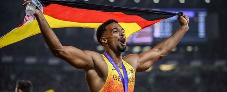 Mit 8.804 Punkten krönt sich Leo Neugebauer (VfB Stuttgart 1893) zum König der Athleten 