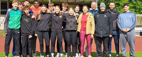 Die Wurftruppe mit hessischer Verstärkung